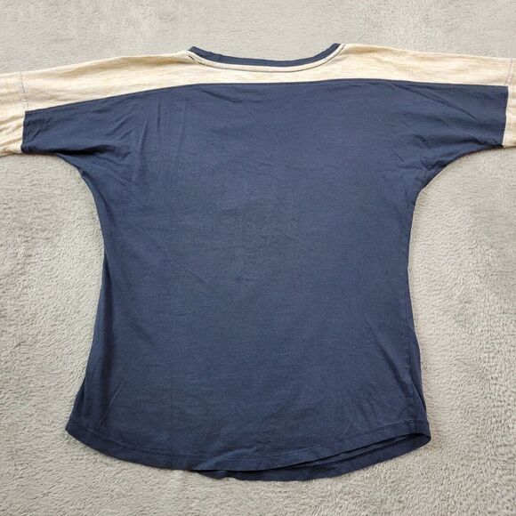 Los Angeles Rams Adult Medium Blue Raglan Sleeves NFL Football - Picture 2 of 8